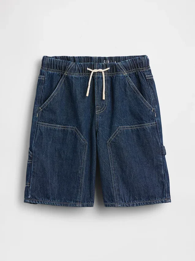 Kinder-Carpenter-Shorts im 90er-Jahre-Stil aus locker sitzendem Denim
