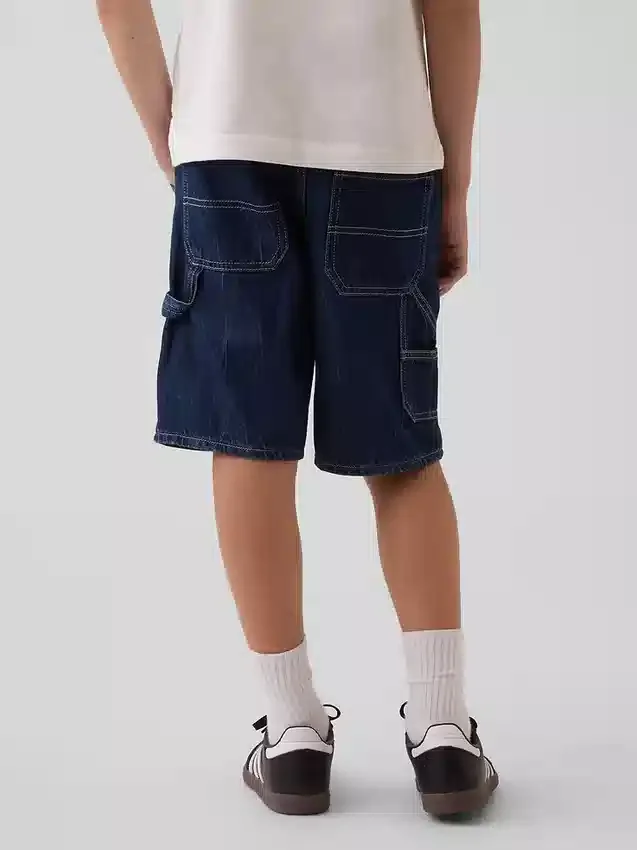 Kinder-Carpenter-Shorts im 90er-Jahre-Stil aus locker sitzendem Denim