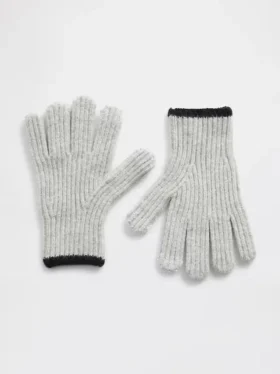 Kinder-CashSoft-Handschuhe mit Rippmuster