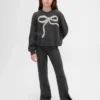 Kinder-CashSoft-Pullover-Hose mit ausgestelltem Bein