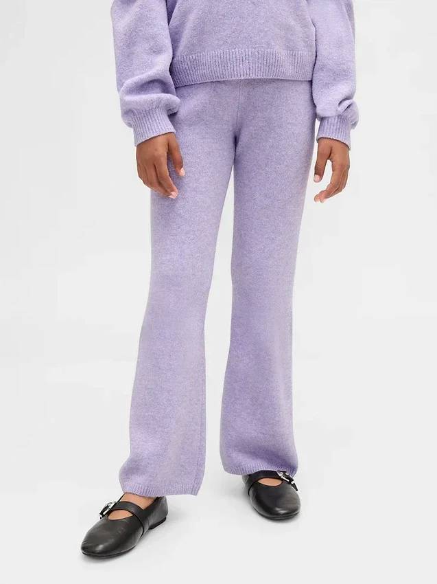 Kinder-CashSoft-Pullover-Hose mit ausgestelltem Bein