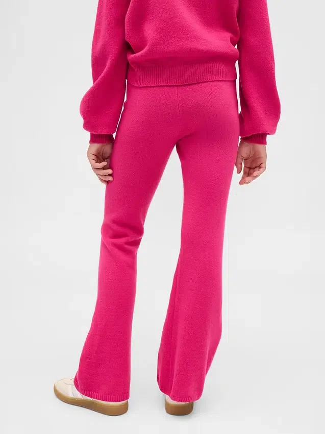 Kinder-CashSoft-Pullover-Hose mit ausgestelltem Bein