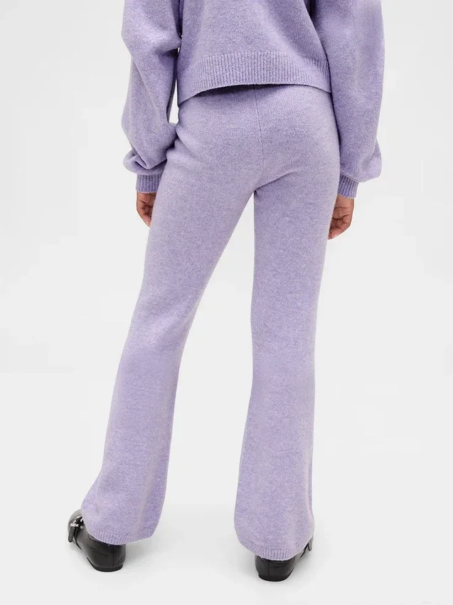 Kinder-CashSoft-Pullover-Hose mit ausgestelltem Bein