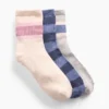 Kinder-Crew-Socken mit Colorblock-Streifen (3er-Pack)