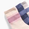 Kinder-Crew-Socken mit Colorblock-Streifen (3er-Pack)