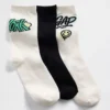 Kinder-Crew-Socken mit Grafik-Logo (3er-Pack)