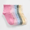 Kinder-Crew-Socken mit Rüschen (7er-Pack)