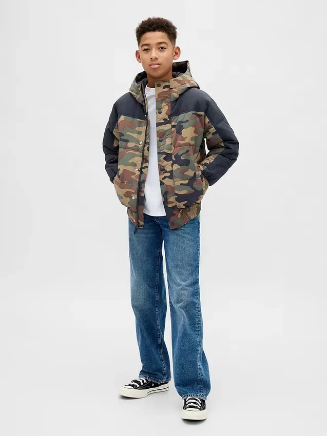 Kinder-Daunenjacke