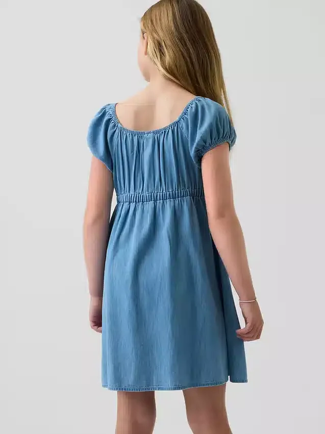 Kinder-Denim-Babydoll-Kleid