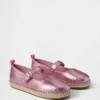 Kinder-Espadrilles im Mary-Jane-Stil mit Metallic-Optik