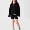 Kinder-Fahrrad-Shorts mit Rippbündchen