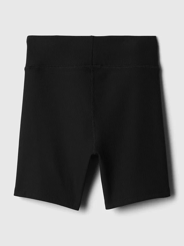 Kinder-Fahrrad-Shorts mit Rippbündchen