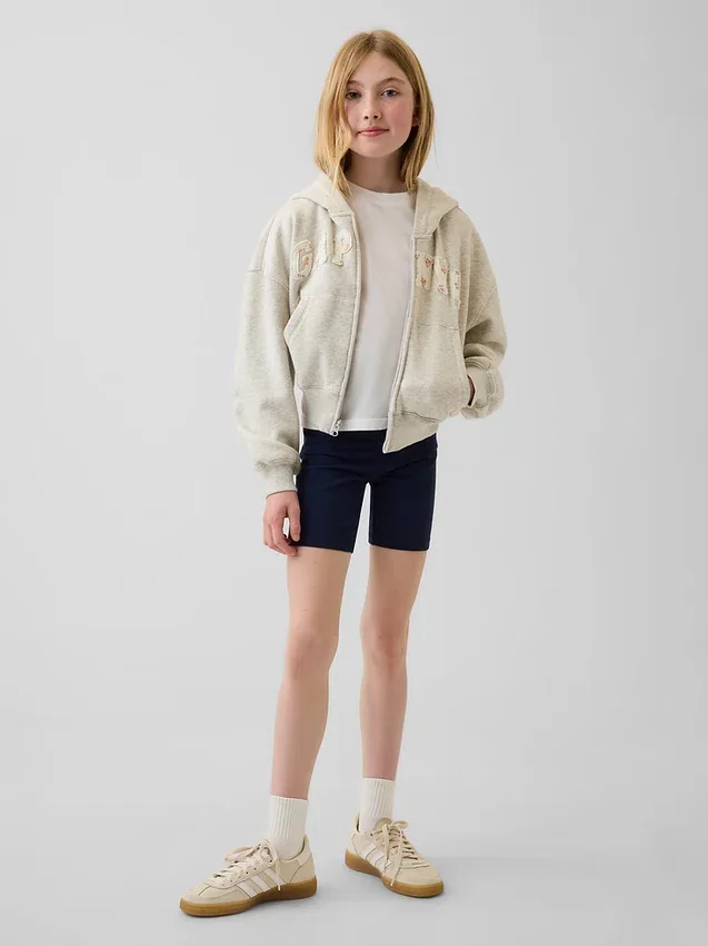Kinder-Fahrrad-Shorts mit Umschlag