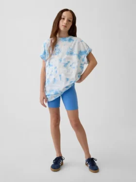 Kinder-Fahrrad-Shorts mit Umschlag