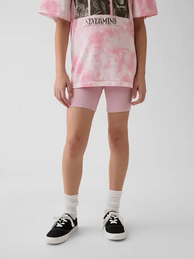 Kinder-Fahrrad-Shorts mit Umschlag