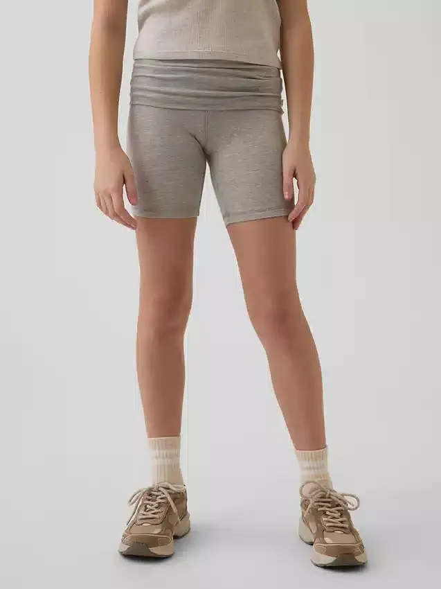 Kinder-Fahrrad-Shorts mit Umschlag
