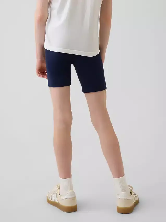 Kinder-Fahrrad-Shorts mit Umschlag