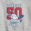 Kinder-Fleece-Sweatshirt mit Rundhalsausschnitt „Peanuts Snoopy Hockey“