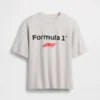 Kinder-Formel-1-T-Shirt mit Grafik in Oversize-Passform