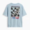 Kinder-Formel-1-T-Shirt mit Grafik in Oversize-Passform