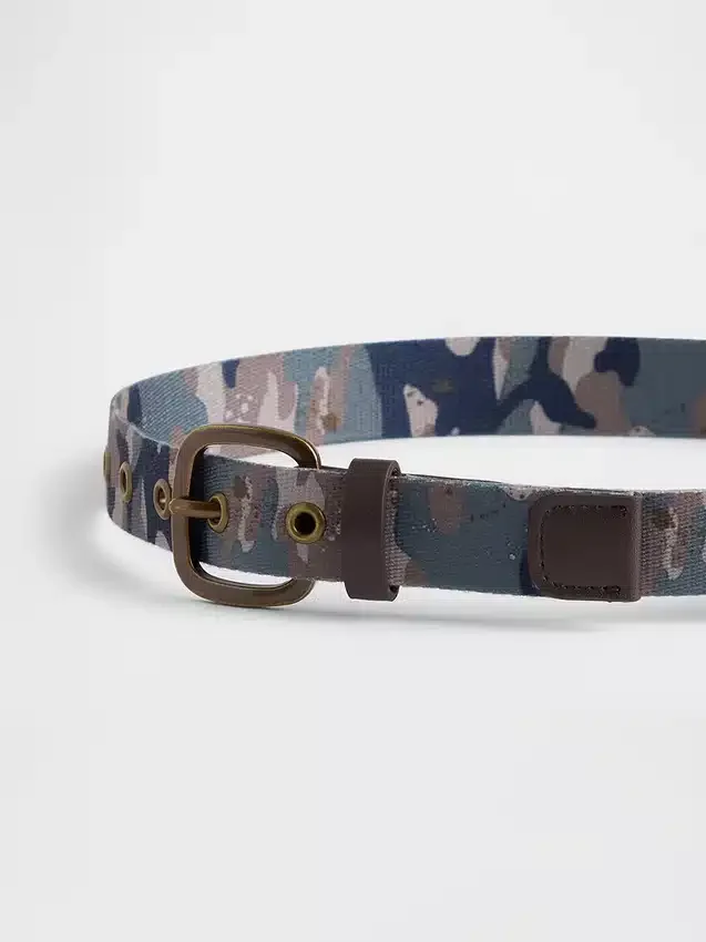 Kinder-Gürtel mit Camouflage-Muster