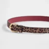 Kinder-Gürtel mit Leopardenmuster