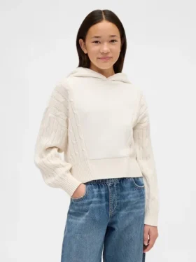 Kinder-Hoodie aus Vintagesoft-Mischgewebe