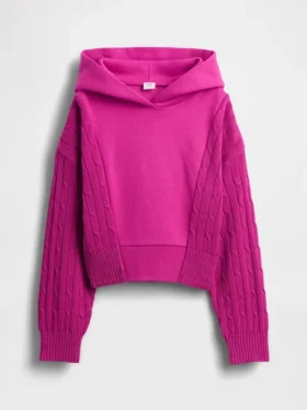 Kinder-Hoodie aus Vintagesoft-Mischgewebe
