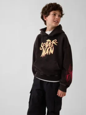 Kinder-Hoodie „Marvel Vintagesoft Spider-Man“ in lockerer Passform