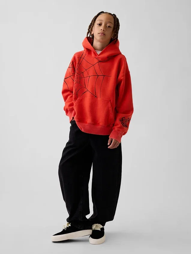 Kinder-Hoodie „Marvel Vintagesoft Spider-Man“ in lockerer Passform
