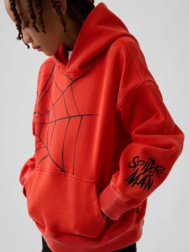 Kinder-Hoodie „Marvel Vintagesoft Spider-Man“ in lockerer Passform