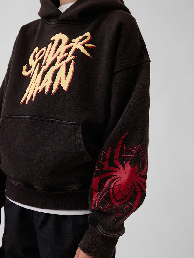 Kinder-Hoodie „Marvel Vintagesoft Spider-Man“ in lockerer Passform