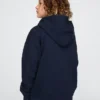 Kinder-Hoodie mit Reißverschluss und „Vintagesoft“-Logo