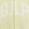 Kinder-Hoodie mit Reißverschluss und „Vintagesoft“-Logo