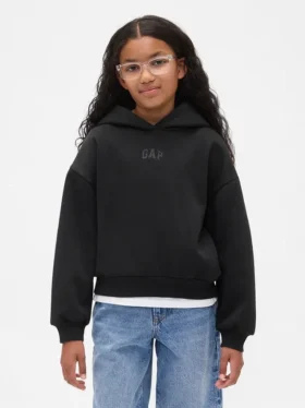 Kinder-Hoodie mit „Vintagesoft“-Logo