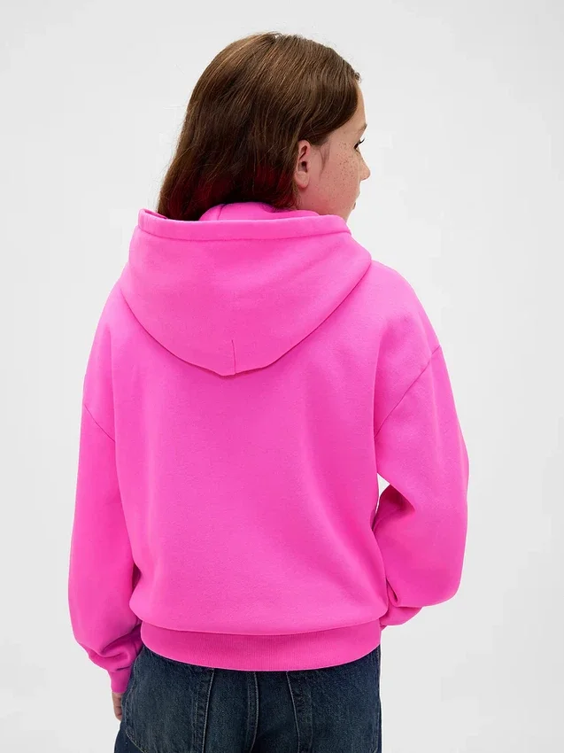 Kinder-Hoodie mit „Vintagesoft“-Logo