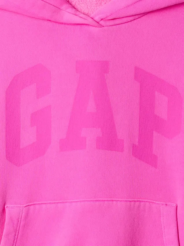 Kinder-Hoodie mit „Vintagesoft“-Logo