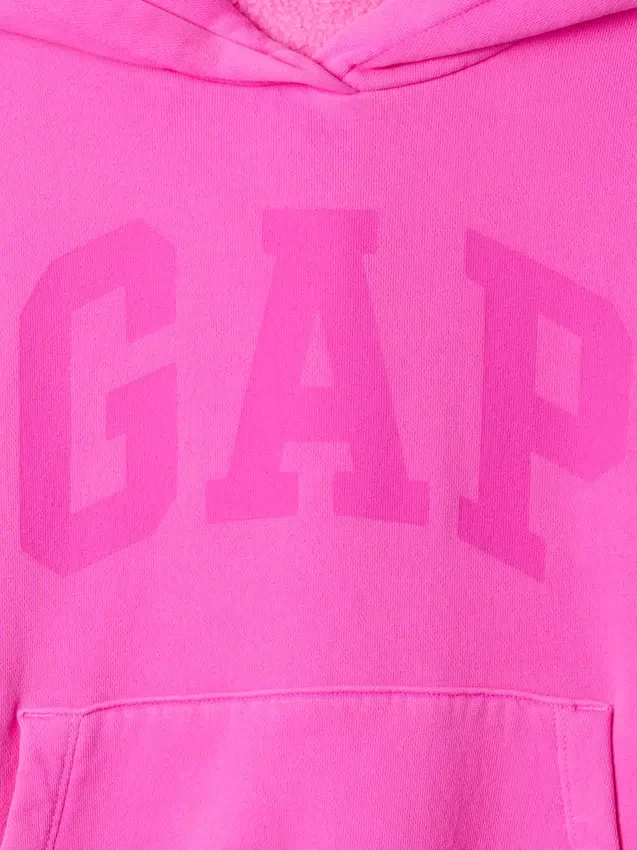 Kinder-Hoodie mit „Vintagesoft“-Logo