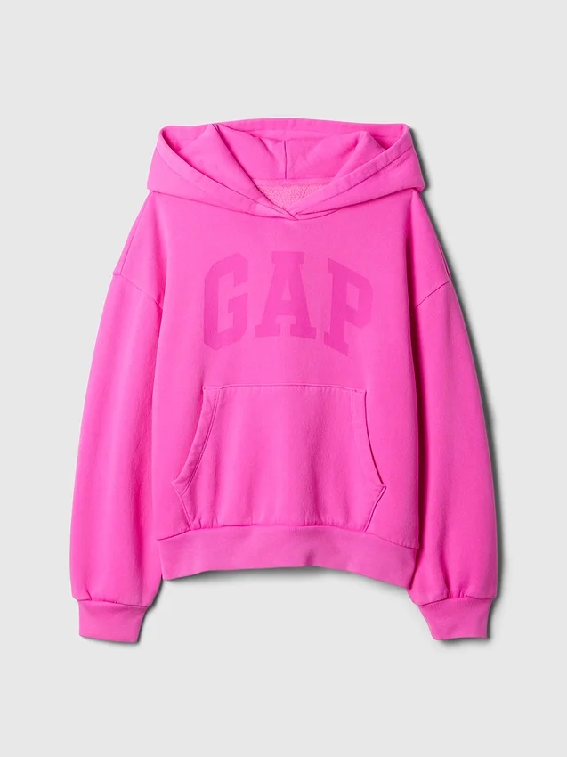Kinder-Hoodie mit „Vintagesoft“-Logo