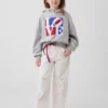 Kinder-Hoodie „Robert Indiana Love“