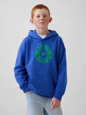Kinder-Hoodie „Robert Indiana Vintagesoft“