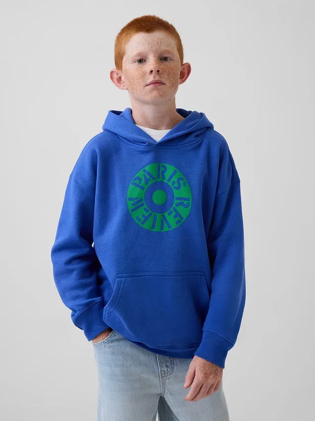 Kinder-Hoodie „Robert Indiana Vintagesoft“