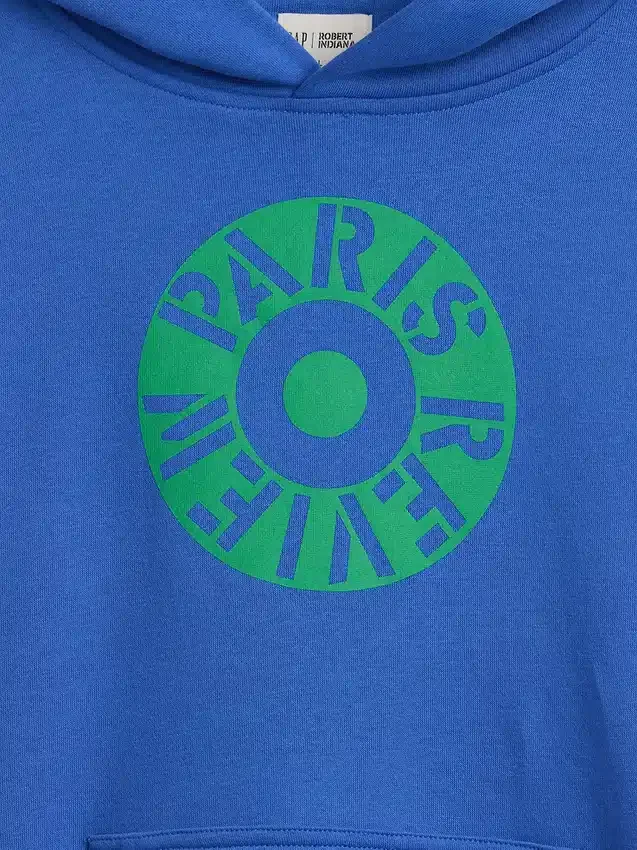 Kinder-Hoodie „Robert Indiana Vintagesoft“