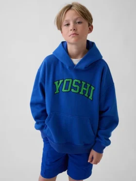 Kinder-Hoodie „Super Mario Vintagesoft“ in lockerer Passform