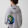 Kinder-Hoodie „Super Mario Vintagesoft“ in lockerer Passform