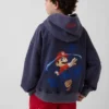 Kinder-Hoodie „Super Mario Vintagesoft“ in lockerer Passform
