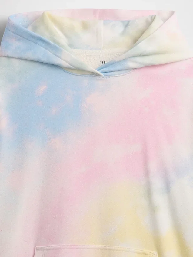 Kinder-Hoodie „Vintagesoft“ aus Frottee in Oversize-Passform