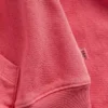 Kinder-Hoodie „Vintagesoft“ aus Frottee mit Keilkragen und durchgehendem Reißverschluss