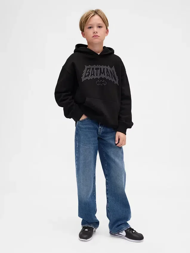 Kinder-Hoodie „Vintagesoft Batman“
