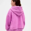 Kinder-Hoodie „Vintagesoft“ im lockeren Schnitt mit Aufnäher